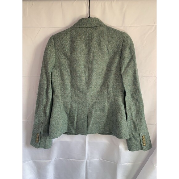 NWT $159 Talbots Petite 4 Herringbone Wool Blend Blazer Jacket Classic Career - Picture 2 of 12
